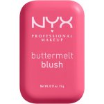 NYX Professional Makeup Buttermelt Blush tvářenka Růžová 5 g – Zboží Dáma
