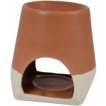 Homea Keramická aroma lampa 10,5 cm černá – Zboží Dáma