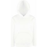 Fruit of the Loom mikina Classic Kids Hooded Sweat white – Sleviste.cz