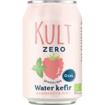 Kult Kefir Vodní kefír s příchutí malina a máta bio 330 ml – Sleviste.cz