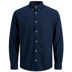 Jack&Jones pánská košile JJEOXFORD slim fit 12182486 navy blazer