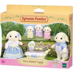 Sylvanian Families 5735 Rodina Flora králíci s trojčaty