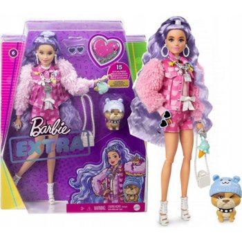 Barbie Extra fialové vlny