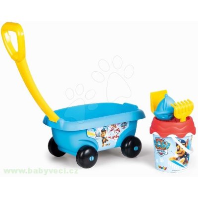 Smoby vozík na tahání s kbelíkem paw patrol – Sleviste.cz