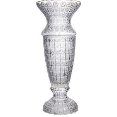 Broušená velká váza Bohemia Crystal 82C28/875mm. Bohatý brus Klasik – Hledejceny.cz