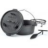 Outdoorový kotlík Küchenprofi Litinový kotlík Dutch Oven 3,5 l, 24 cm