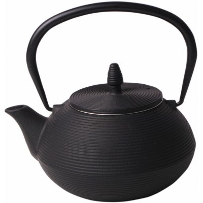 HIT Konvice na čaj litinová Sakura 0,8 l černá HT-22170637 – Zboží Dáma