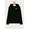 Dětská mikina Nike NSW Hoodie FZ Club B black/black/white