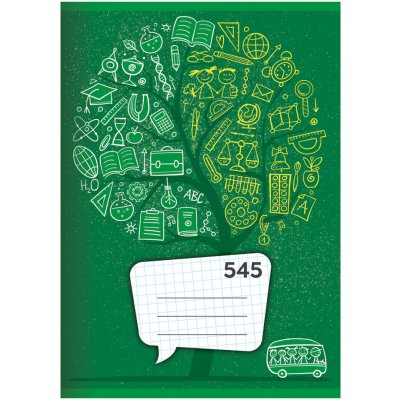 JUNIOR Sešit A5 čtverečkovaný 545 – Zboží Mobilmania