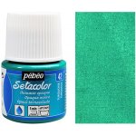 Barva na textil Pébéo Setacolor Shimmer 45 ml turquoise 42 – Zboží Mobilmania