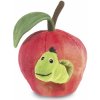 Loutka Folkmanis červík v jablku plyšový maňásek