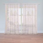 Sablio Záclony Hvězdy a puntíky: 2ks 150x250cm – Hledejceny.cz