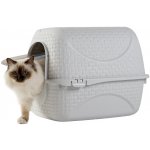 Aldotrade Krytá toaleta Rattan 42 x 50,5 x 40 cm – Zboží Dáma