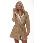 Dámský župan komfort 1w0484 béžová – Zboží Dáma