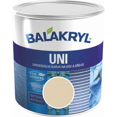 Barvy a laky Hostivař akryl Uni mat 0615 0,7 kg slonová kost – Hledejceny.cz