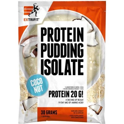 Extrifit Protein Pudding Isolate coconut 30 g – Zbozi.Blesk.cz