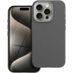 FORCELL F-PROTECT Frame Premium case compatible with MagSafe pro Apple iPhone 15 Pro, šedá – Zboží Mobilmania
