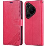 AZNS knížkové pouzdro na Huawei Pura 70 Pro - červené – Zboží Živě