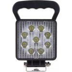 LED světlo hranaté, 9x3W, 110x110x35mm, vypínač, ECE R10 – Hledejceny.cz