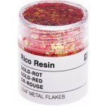 Rico Design Metalické vločky do pryskyřice - zlatočervené – Sleviste.cz