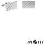 Avantgard manžetové knoflíčky Premium 573 - 20830 stříbrná mat lesk – Zboží Dáma