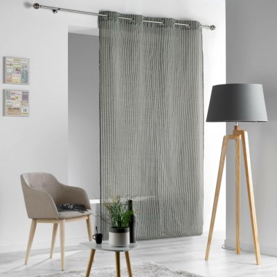 Douceur d'intérieur Moderní okenní závěs SOFIANE 140 x 260 cm šedá šedá – Hledejceny.cz