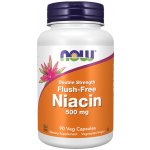 Now Foods Niacin 500 mg Double Strength Flush-Free 90 veg kapslí – Hledejceny.cz