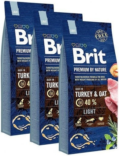 Brit Premium by Nature Light 3 x 15 kg