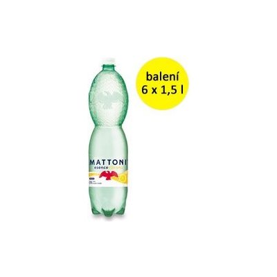 Mattoni Esence perlivá citron 6 x 1,5 l – Zbozi.Blesk.cz