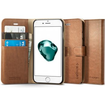 Pouzdro Spigen Wallet S 043CS20544 Apple iPhone 7/8 Plus hnědé