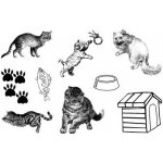 Creatoys Gelová razítka Kočky – Zboží Dáma