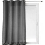 Douceur d'intérieur Závěs s očky 140 x 260 cm SOLINE černá – Hledejceny.cz