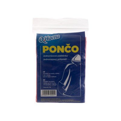 Q Home poncho jednorázové 38-40g – Zboží Mobilmania