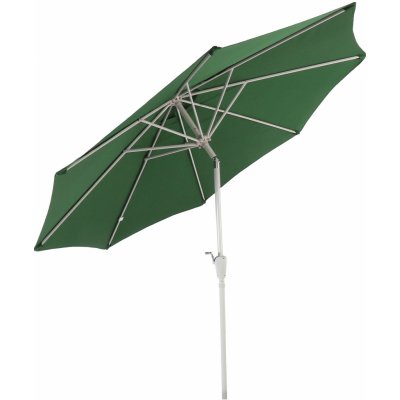 Mendler Slunečník N18, zahradní slunečník, 2,7 m naklápěcí polyester/hliník 5 kg zelený – Zboží Mobilmania