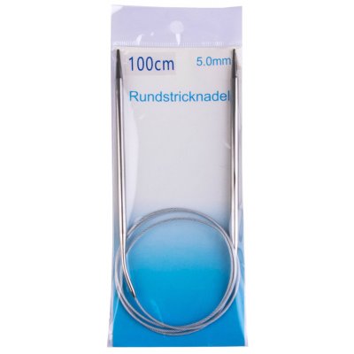 VLNIKA Jehlice kruhové hliníkové 100 cm s kovovým lankem Varianta: 5.0 mm – Hledejceny.cz