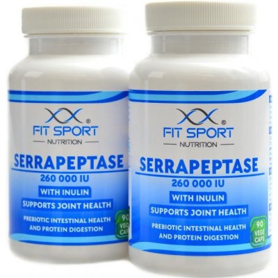 Fitsport Serrapeptase 260.000 IU 2 x 90 kapslí – Hledejceny.cz