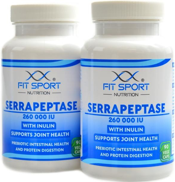 Fitsport Serrapeptase 260.000 IU 2 x 90 kapslí