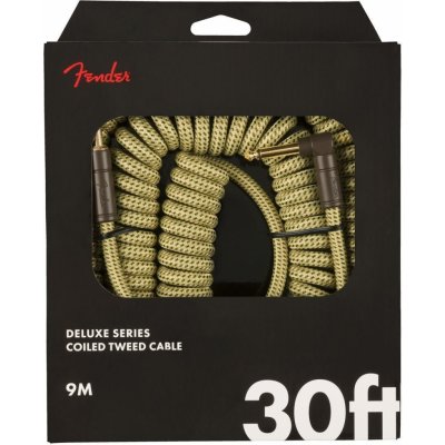 Fender Deluxe Coil Cable 30' Tweed – Zboží Mobilmania