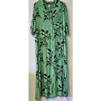 Luxusní maxi šaty Zelená