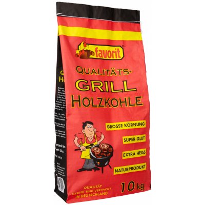 FAVORIT Dřevěné uhlí 10 kg – Zboží Dáma