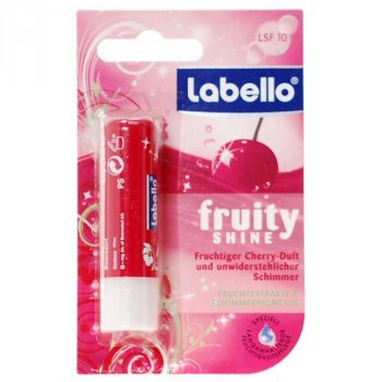 Labello Fruity Shine balzám na rty SPF10 (Cherry) 4,8 g