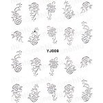 Samolepky na nehty stříbrné 09 – Zboží Mobilmania