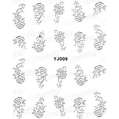 Samolepky na nehty stříbrné 09 – Zboží Mobilmania