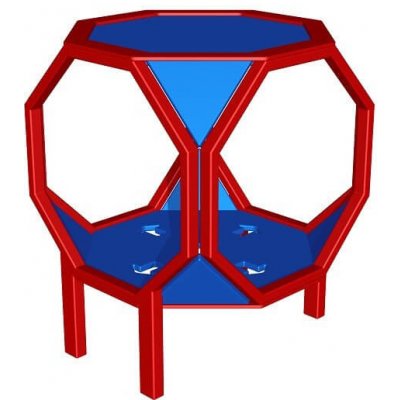 Profiba dětská průlezka modrá - čtyři průchozí otvory – Hledejceny.cz