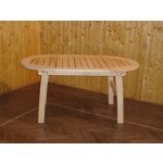 Krajča Zahradní dřevěný stůl DARINA Dub světlý – Hledejceny.cz