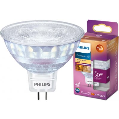 Philips Halogenová LED žárovka GU5.3 MR16 7W = 50W 700 lm 2700 teplá bílá Stmívatelné – Hledejceny.cz