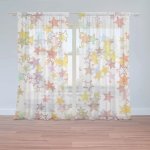 Záclony Hvězdičky: 2 ks - 150x250 cm - Sablio – Hledejceny.cz