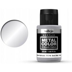 Vallejo Barva Metal Color 77716 Semi Mate Aluminium 32ml