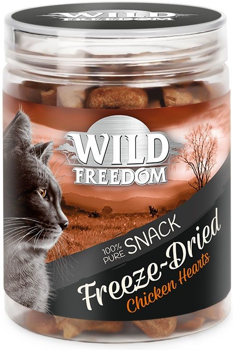 Wild Freedom Freeze Dried Snacks kuřecí srdíčka 45 g