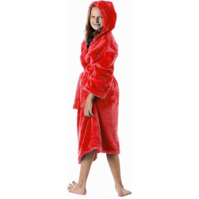 Dětský župan Lilly extra 9120 3551 červený Vestis – Zboží Dáma